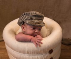 Carla Fotografie - Newborn - basket wool